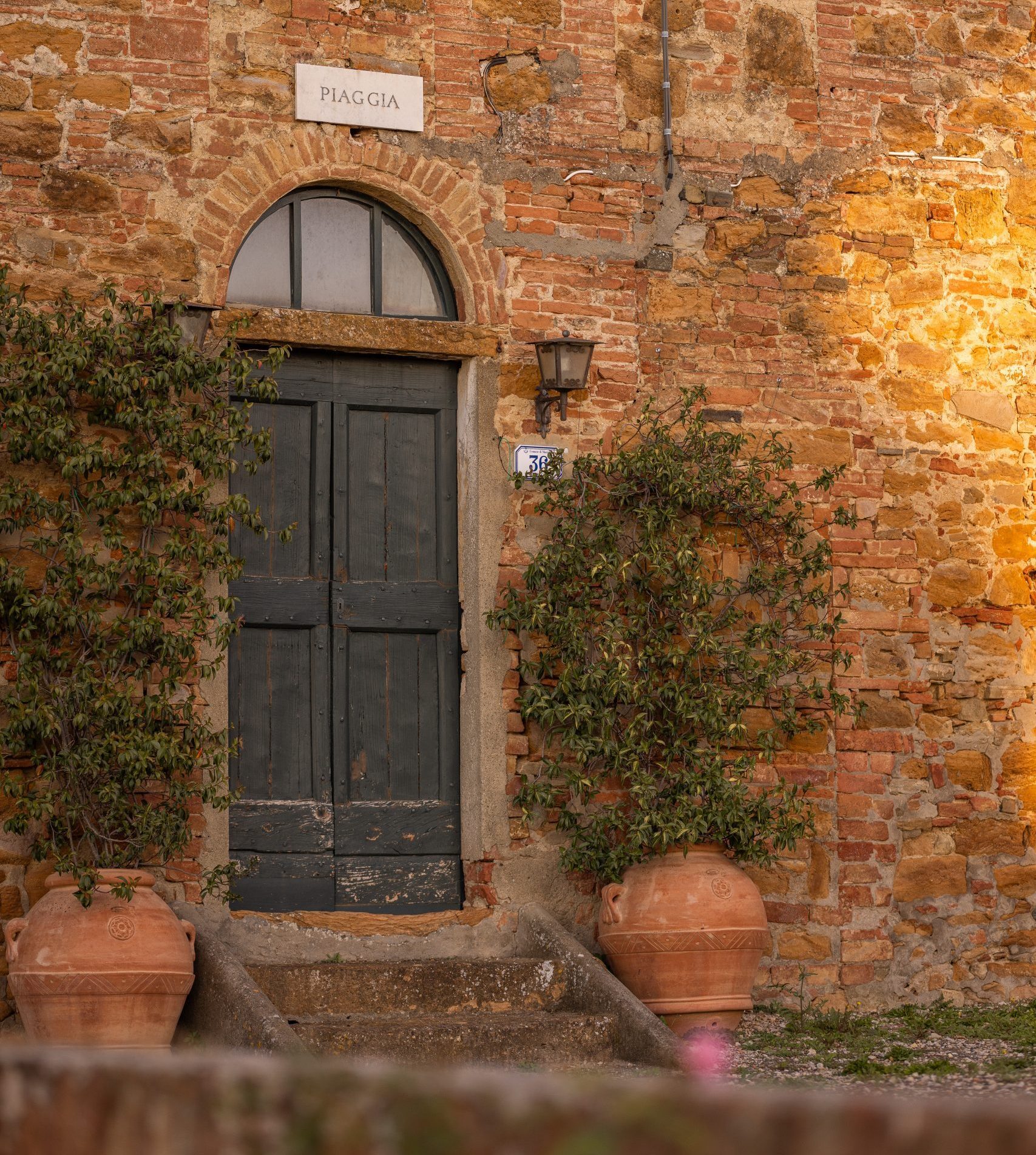 Villa Piaggia in autumn - Tuscan landscape in Montaione